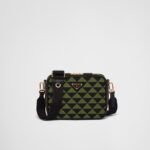 【高品質】★PRADA直営店★エンブロイダリー ファブリックバッグ