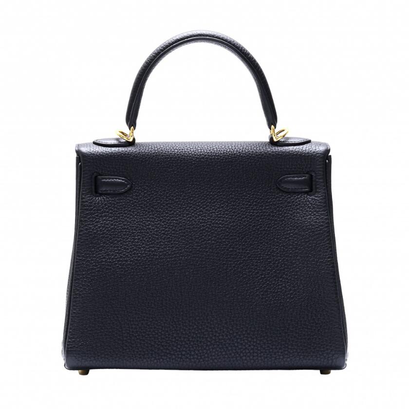 16060374919330595081562460_1 【高品質】エルメス HERMES ケリー 25 トゴ ブラック イエローゴールド金具 U刻印 - 画像 (1)