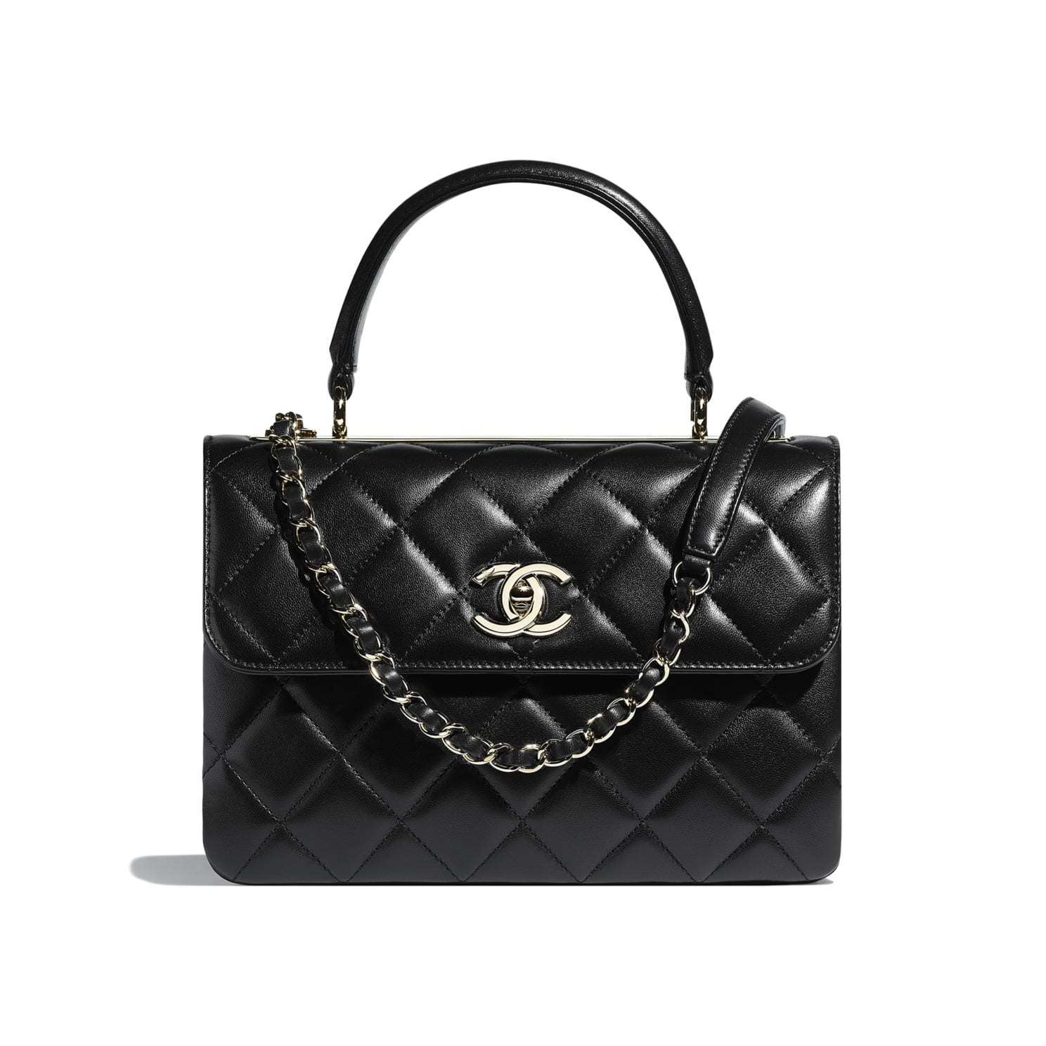 16060374919872498923882460_1 【高品質】人気★CHANEL トップハンドル フラップ バッグTRENDY CC★A92236 - 画像 (1)