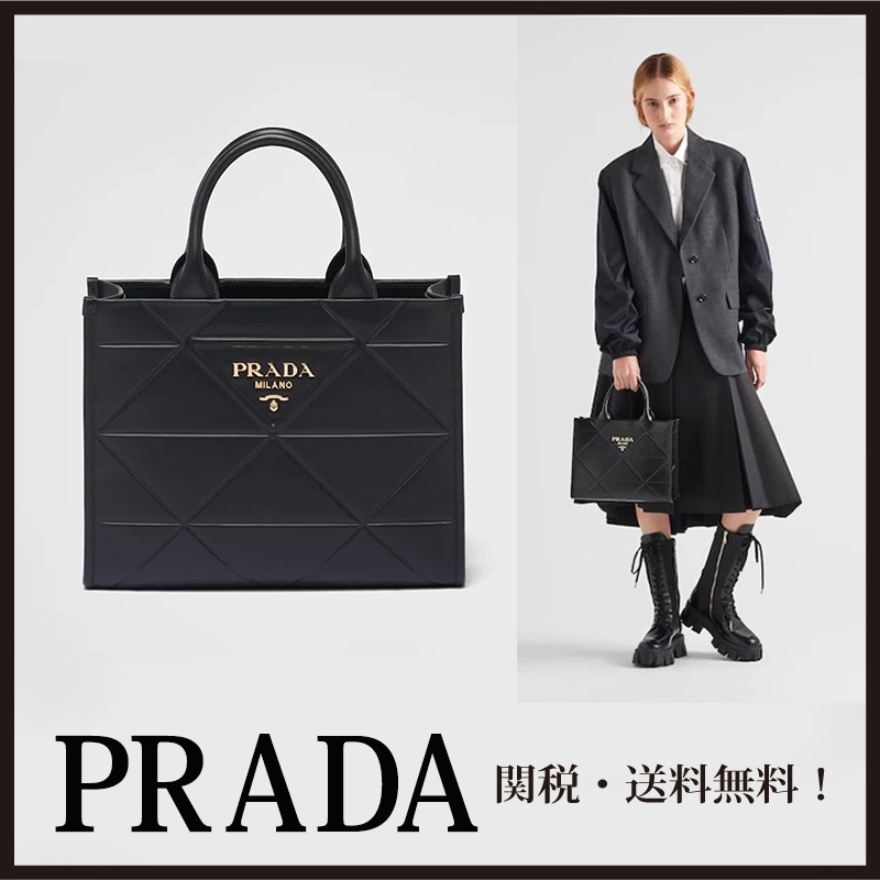 16060374919898839153562460_1 【高品質】*PRADA*ミディアム レザー ハンドバッグ 1BA379ASKF0002 - 画像 (1)