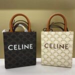 【高品質】CELINE ミニ バーティカル カバ CELINEプリント