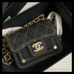 【高品質】【CHANEL】23SS 人気 カジュアル ミニバッグ ショルダー デニム