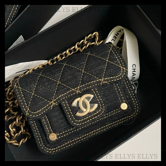 16060374935594092501742460_1 【高品質】【CHANEL】23SS 人気 カジュアル ミニバッグ ショルダー デニム - 画像 (1)