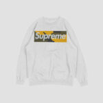 Supremeスウェット クル パーカー プリント  綿　男女兼用