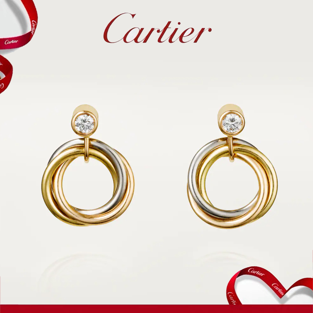 16062054584114728217431820_1 【国内発送/直営店】TRINITY EARRINGS トリニティ イヤリングB8043200 - 画像 (1)