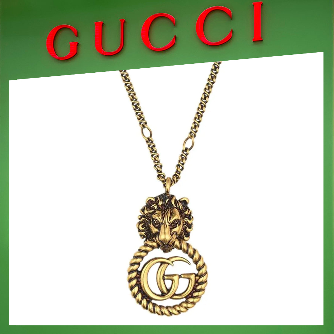 16062054585846136910501820_1 【高品質】【国内発送/直営店】ネックレス ライオンヘッド - 画像 (1)