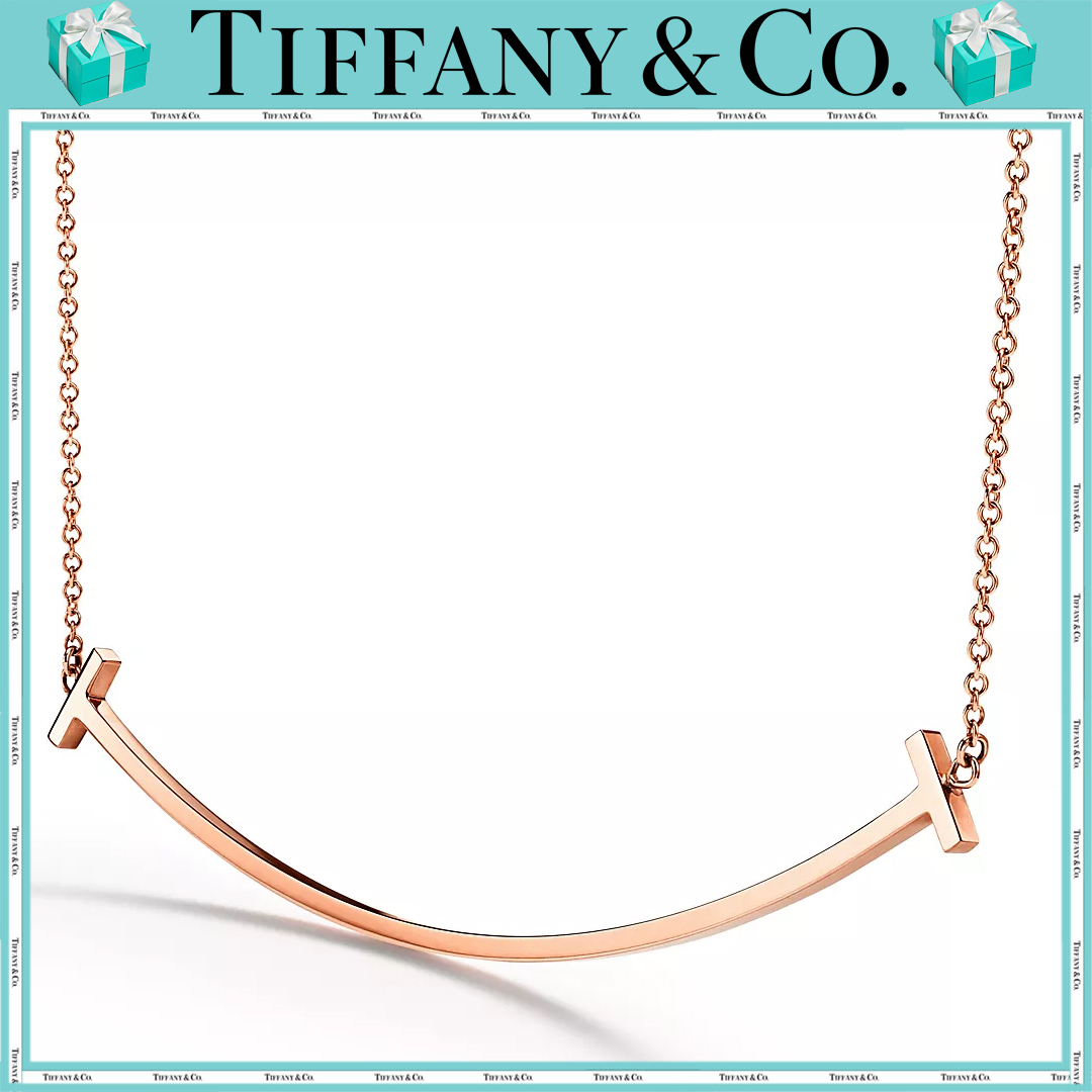 16062054586579301243441820_1 【 ティファニー】【国内発送/直営店】スマイル ペンダント ローズゴールド(ラージ) - 画像 (1)