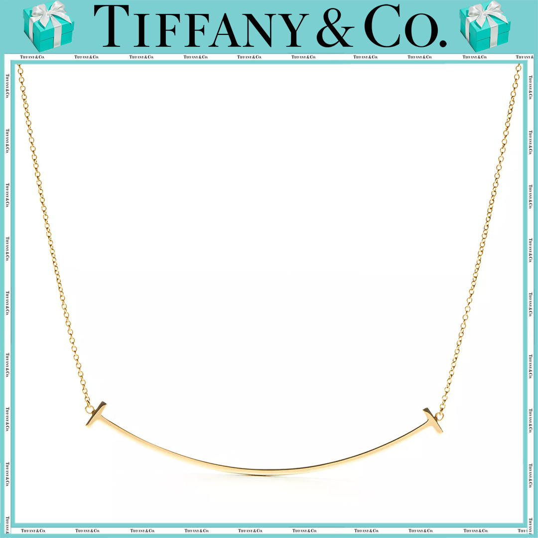 16062054586615036713671820_1 【 ティファニー】【国内発送/直営店】スマイル ペンダント イエローゴールド(ラージ) - 画像 (1)