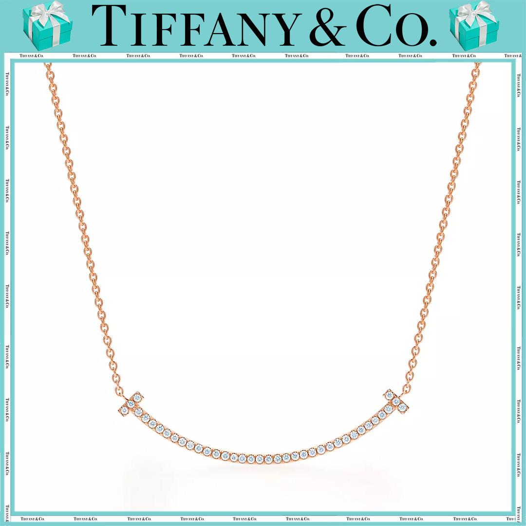 16062054586684997704691820_1 【高品質】【国内発送/直営店】スマイル ペンダント ローズゴールドにダイヤモンドをセッティング(スモール) - 画像 (1)