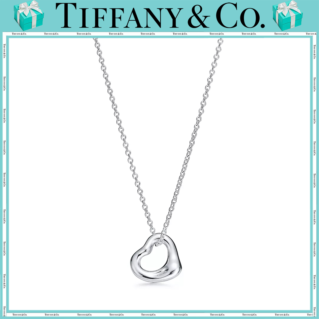 16062054586999067189991820_1 【 ティファニー】【国内発送/直営店】オープン ハート ペンダント シルバー 幅 11mm - 画像 (1)