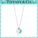 【 ティファニー】【国内発送/直営店】ネックレス 今注目！ハート♡ ペンダントシルバーにダイヤモンドをセッティング