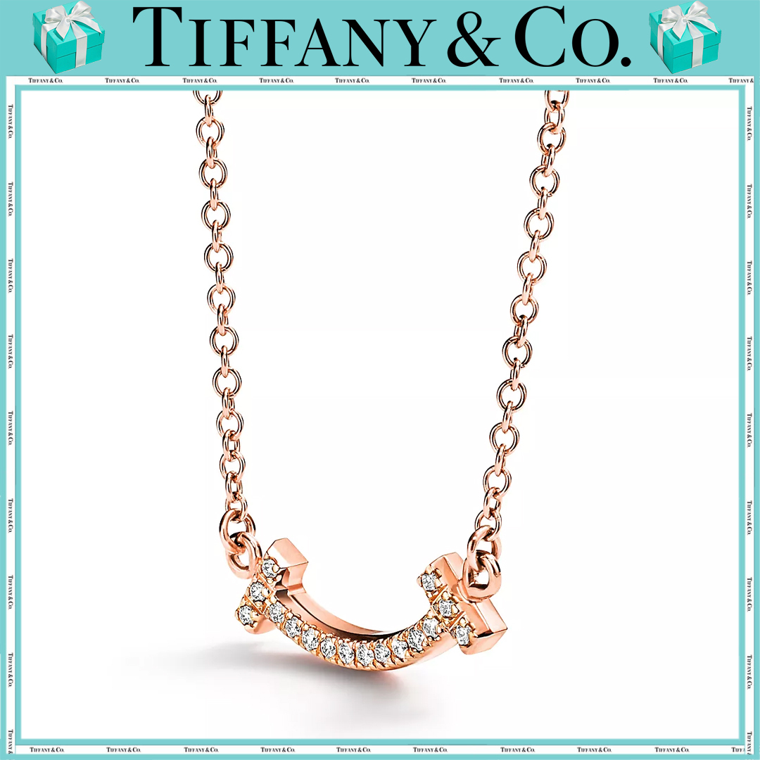 16062054587565633777511820_1 【 ティファニー】【国内発送/直営店】スマイル (ミニ)ペンダントローズゴールド - 画像 (1)