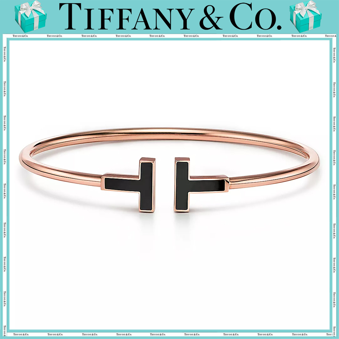 16062054587716293177971820_1 【 ティファニー】【国内発送/直営店】ブラックオニキス ワイヤー ブレスレット - 画像 (1)