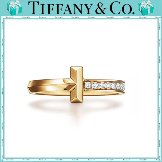 16062054588018786384671820_1 【ティファニー】【国内発送/直営店】人気♪ T ワン リング,にダイヤモンドをセッティング、2.5mm 指輪 - 画像 (1)