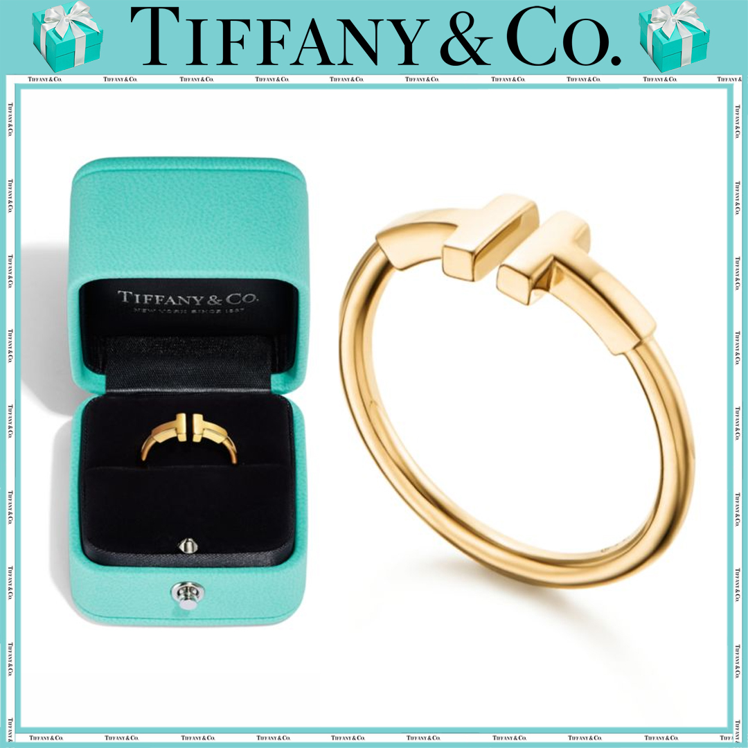 16062054588056031804541820_1 【 ティファニー】【国内発送/直営店】人気♪ 3色 ワイヤー リング 18K 指輪 - 画像 (1)