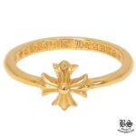 【高品質】【国内発送/直営店】クロムハーツ バブルガムリングCHプラス22K 指輪