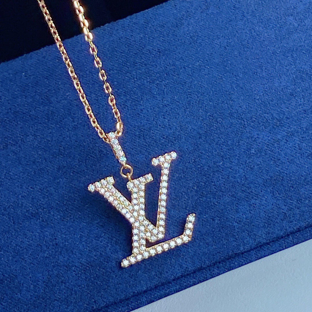 16062054588620417345321820_1 【高品質】【国内発送】ネックレス パンダンティフ LV GM ゴールド×ダイヤ ネックレス - 画像 (1)