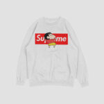 【高品質】Supremeスウェット クル パーカー プリント  綿　男女兼用