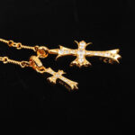 ネックレス クロムハーツ 22K　パヴェダイヤ＆20インチツイストチェーン