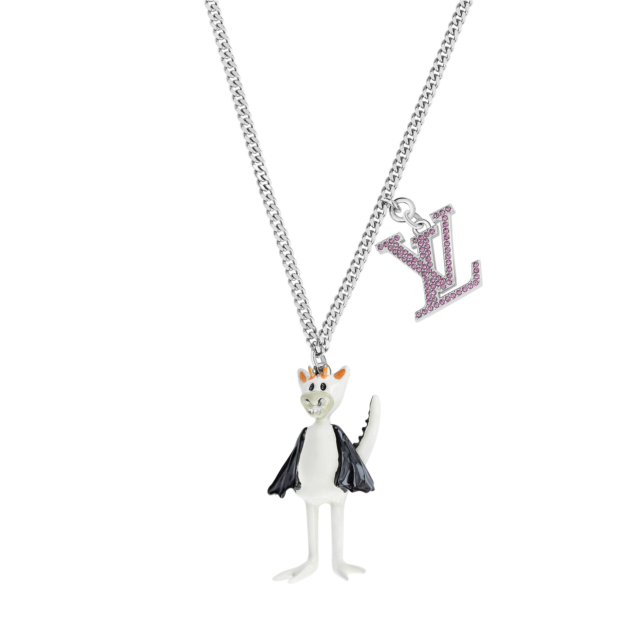 16062054707168225603251820_1 【高品質】【国内発送/直営店】ネックレス btsジミン着用★限定★完売必至★レアペンダント LVドラゴン - 画像 (1)