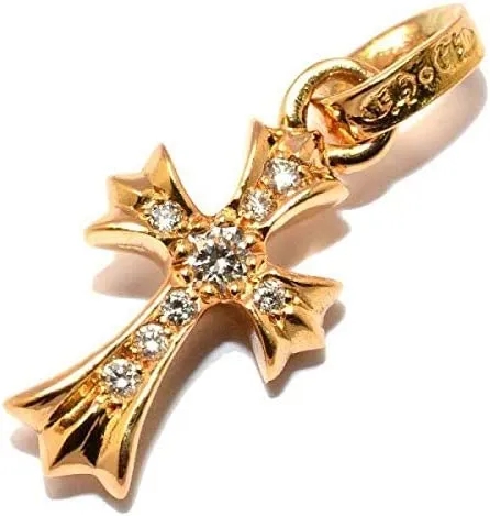 16062054709085358078681820_1 【高品質】【国内発送/直営店】ネックレス クロムハーツ ベビーファット22K パヴェダイヤモンド 22K BABY FAT PAVE Diamonds 正規品 - 画像 (1)