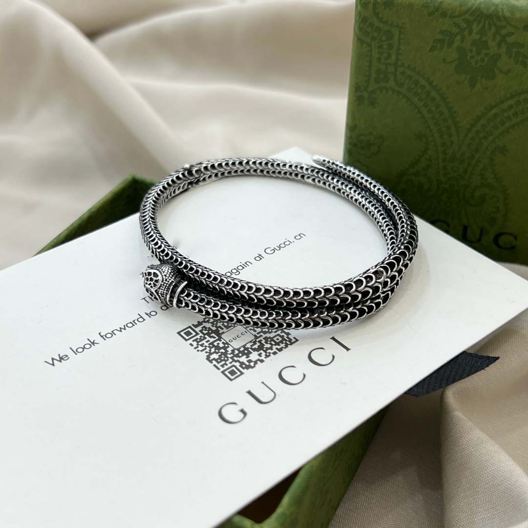 16063473232848877032471820_1 【高品質】【国内発送/直営店】GUCCI グッチ ガーデン スネイク 蛇 577283 シルバー925 - 画像 (1)