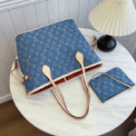 【高品質】Louis Vitton ルイヴィトン トートバッグ お得セット 2点 ダークブルー