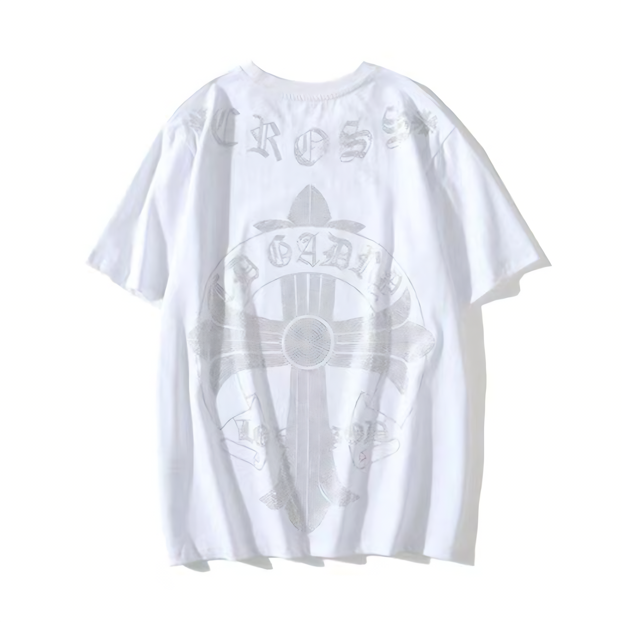 16069591339083117865261820_1 【高品質】【Chrome Hearts】クロムハーツ Tシャツ サンスクリット文字 クロスラインストーン 半袖 - 画像 (1)