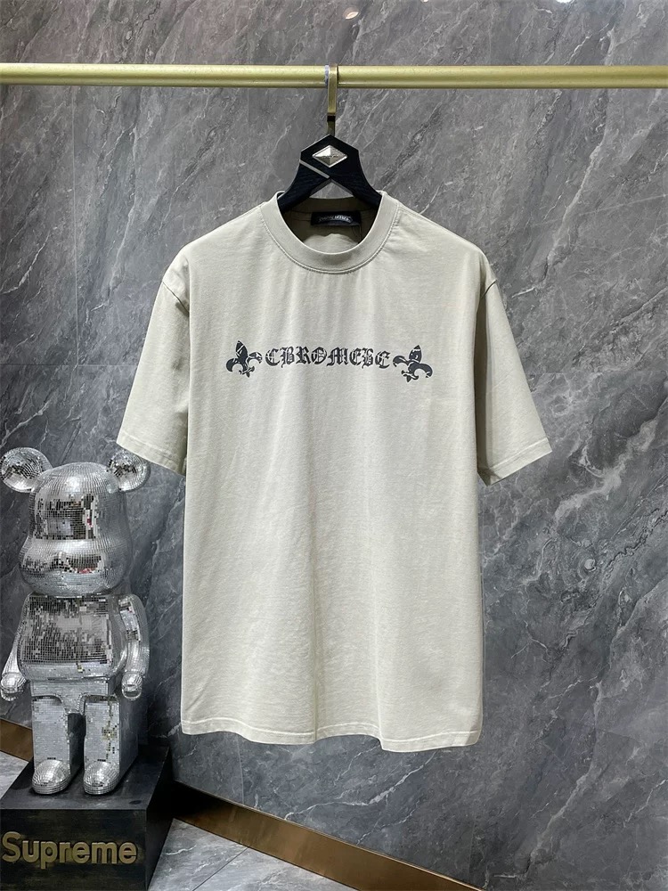 16069728537798265243951820_1 【Chrome Hearts】USA 人気 2025 新作 クラッククロスTシャツ ユニセックス 高品質 半袖 - 画像 (1)