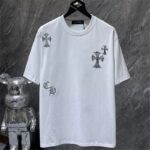 2025新作【Chrome Hearts】 梵字×クロスプリントTシャツ ユニセックス 半袖