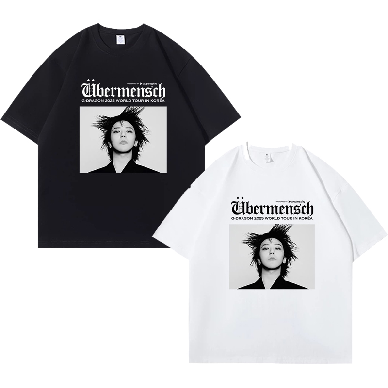 16069735771489055984211820_1 G-DRAGON権志龍世巡が5月に来日し、同シリーズ応援Tシャツスタンドアップ 半袖 - 画像 (1)