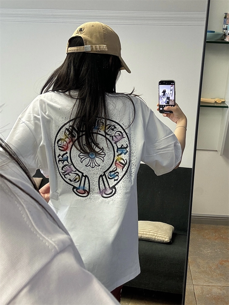 16069739376927370609471820_1 【Chrome Hearts】クロムハーツ Tシャツ 男女兼用 高品質 半袖 CH032 - 画像 (1)