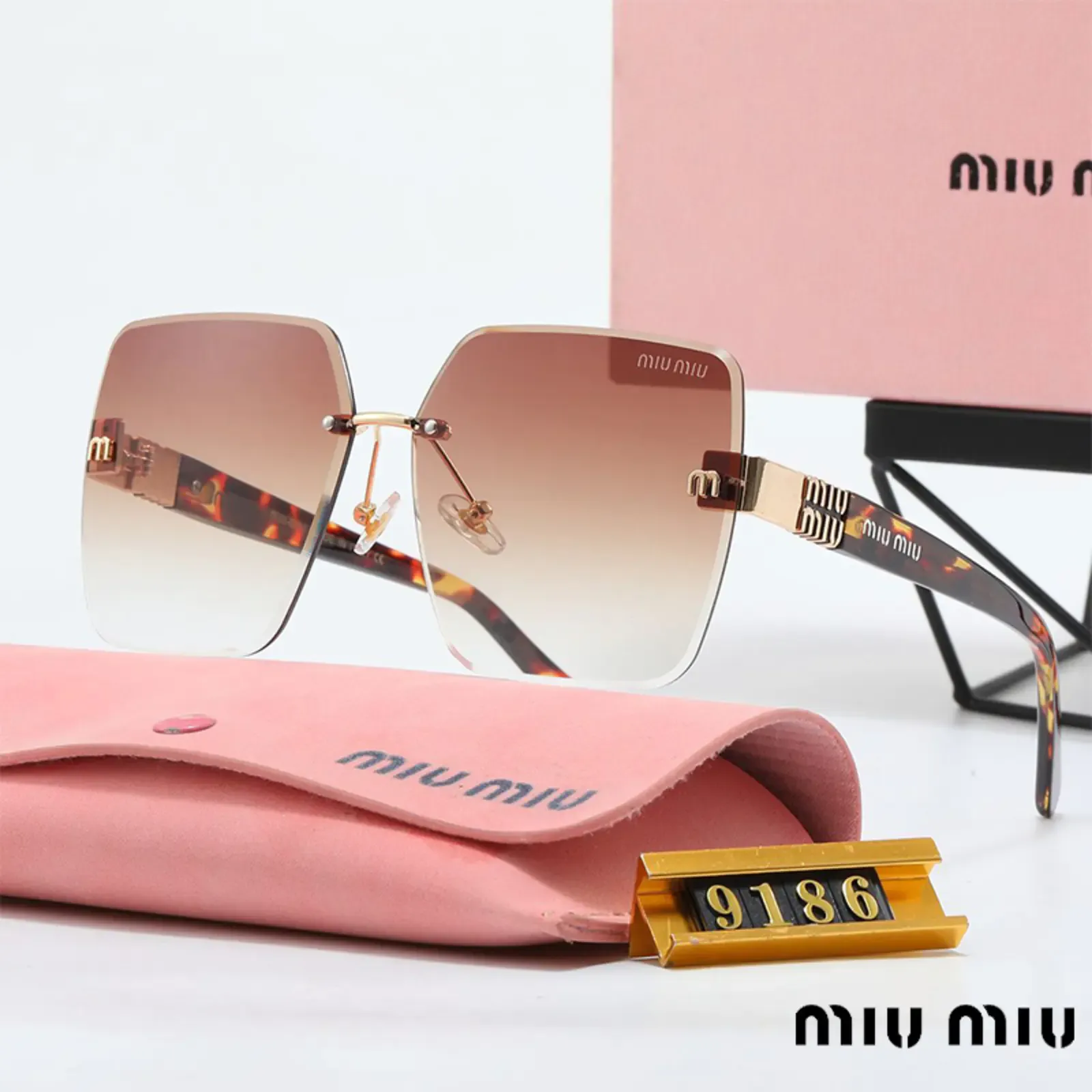 16069754059407121892391820_1 MIUMIUUVカットサングラス06 SS94245 - 画像 (1)