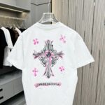 【Chrome Hearts】2025新作 クロムハーツ Tシャツ 男女兼用 高品質 半袖 CH041