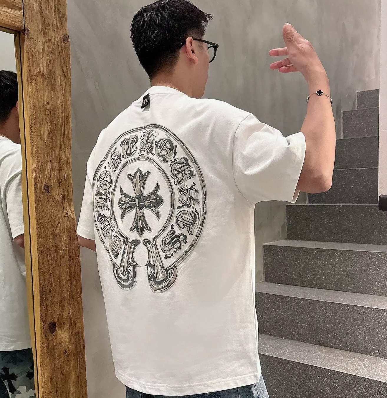 16069785631732350761601820_1 【Chrome Hearts】2025新作 クロムハーツ Tシャツ 男女兼用 高品質 半袖 CH043 - 画像 (1)