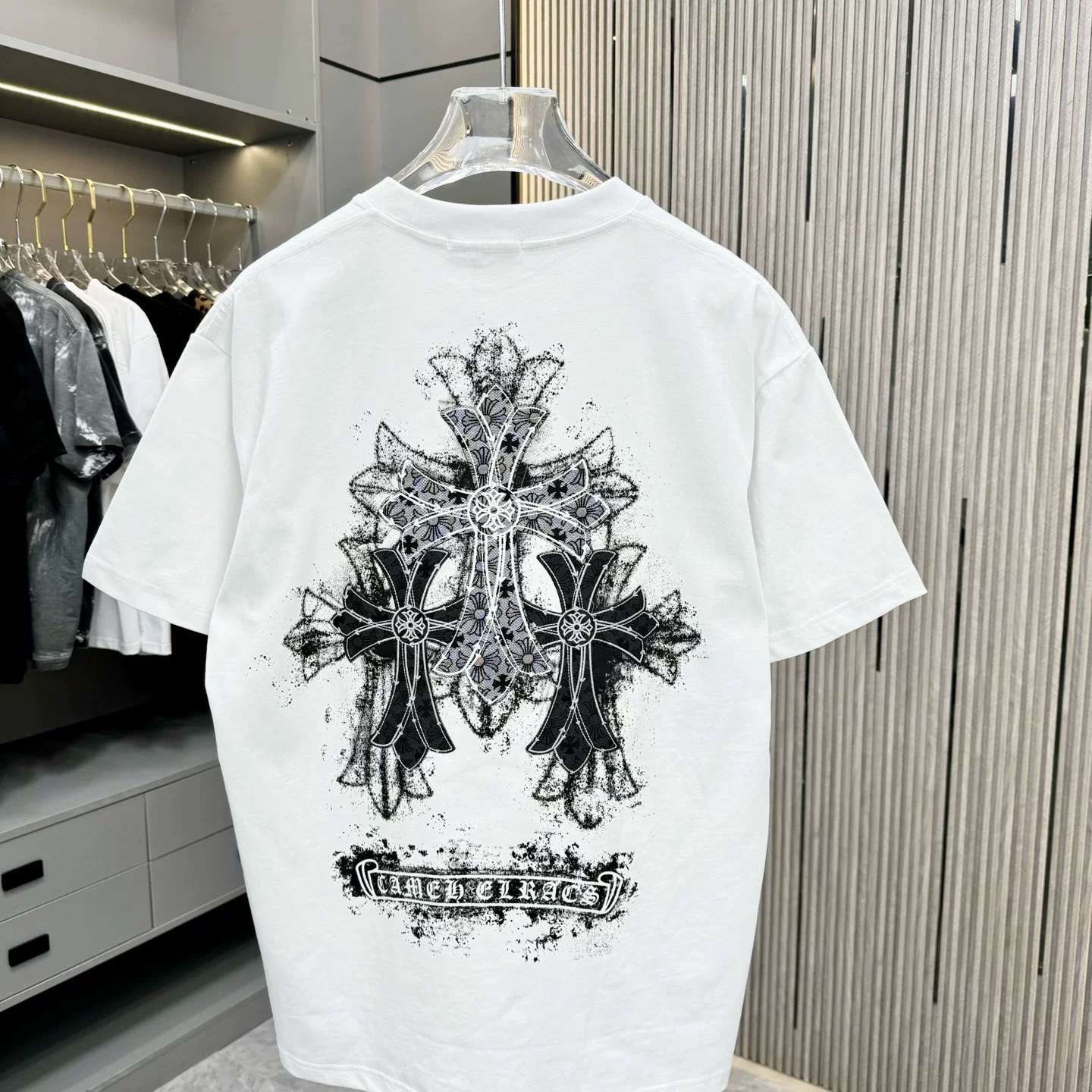 16069799417493059455531820_1 【Chrome Hearts】2025新作 クロムハーツ Tシャツ 男女兼用 高品質 半袖 CH047 - 画像 (1)