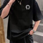 【Chrome Hearts】2025新作 クロムハーツ Tシャツ 男女兼用 高品質 半袖 CH048