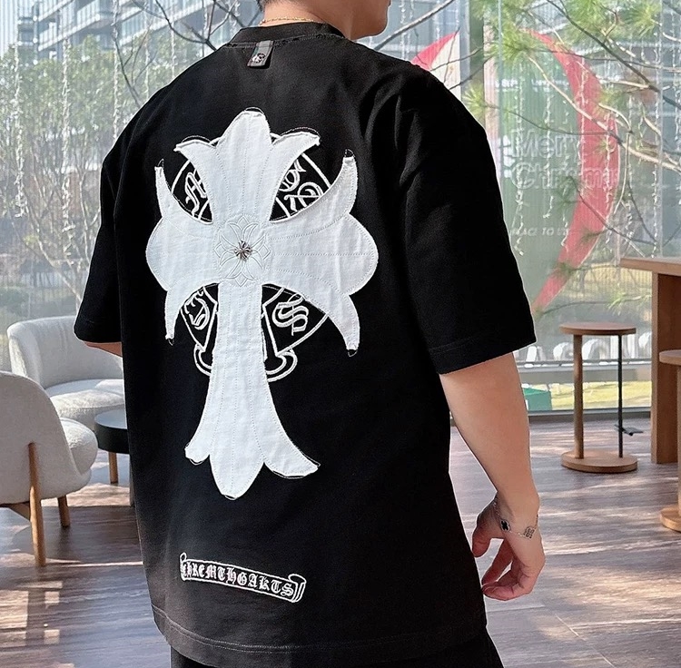 16069799628212040288391820_1 【Chrome Hearts】2025新作 クロムハーツ Tシャツ 男女兼用 高品質 半袖 CH050 - 画像 (1)