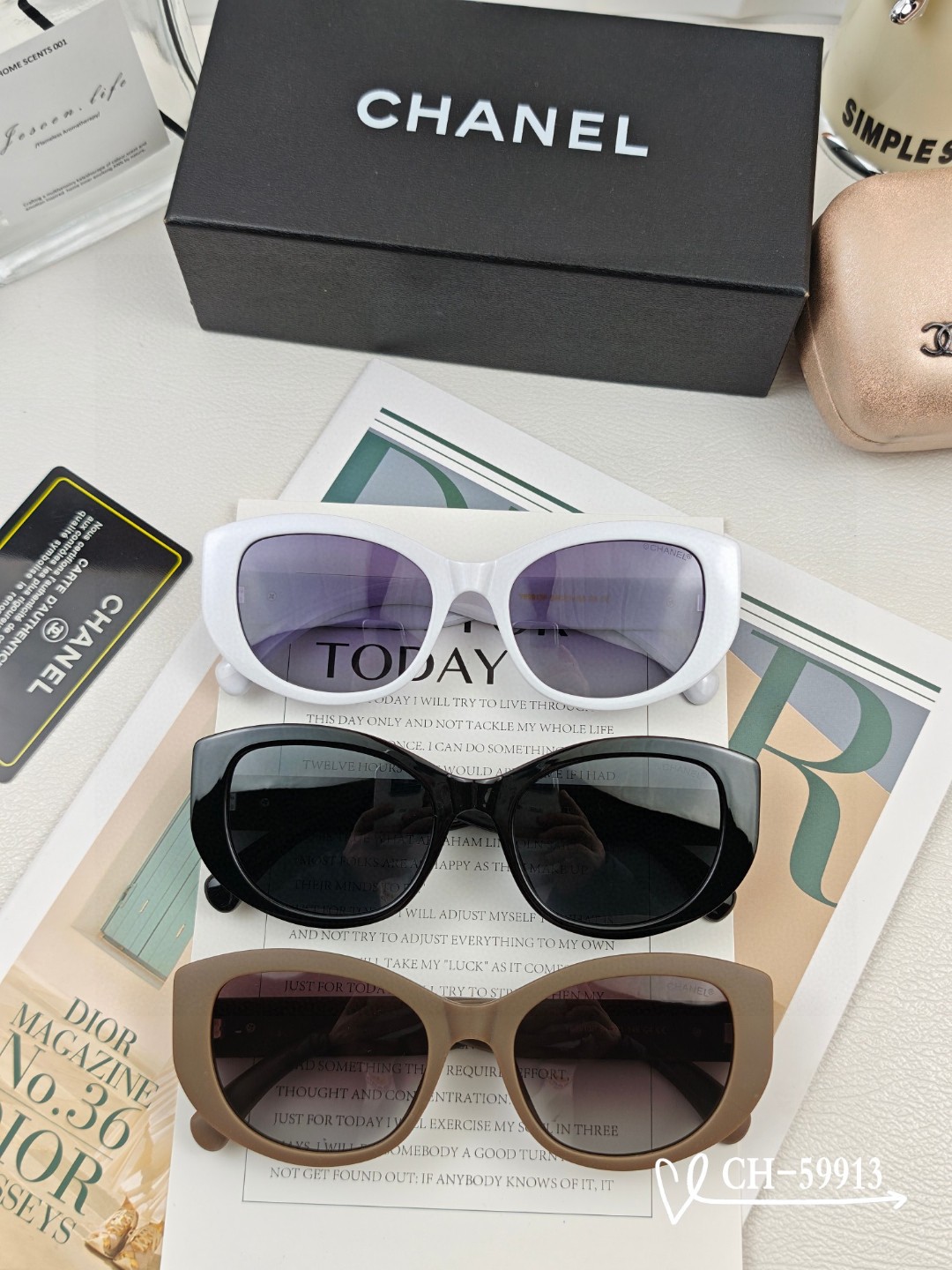 16070061567202513872801820_1 【CHANEL】シャネル 2025年新作トレンド 大人気 ファッションスクエア 偏光サングラス CH59913 - 画像 (1)