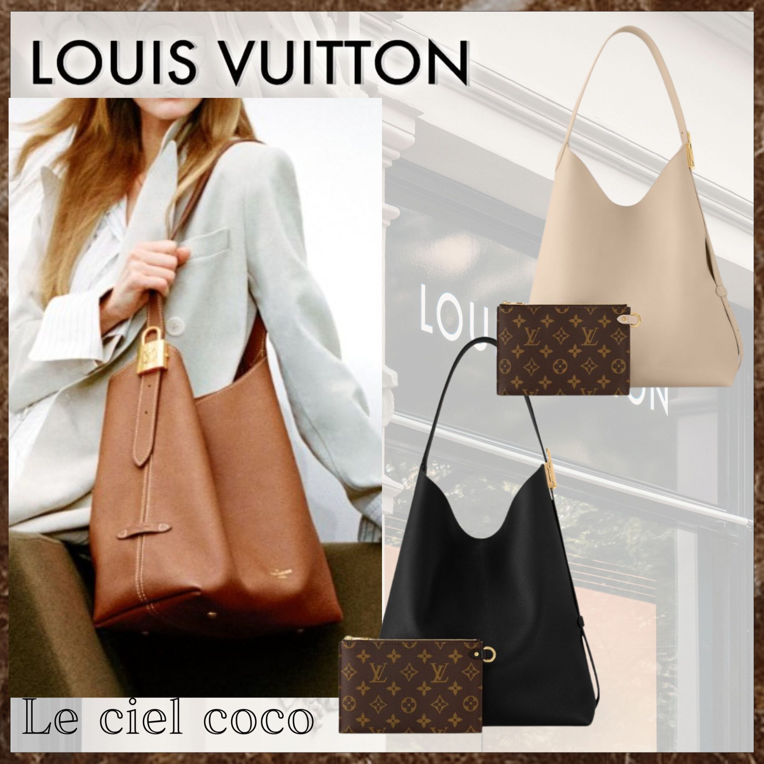16070176935681361691451820_1 大人気 Louis Vuitton ロウキー・ホーボー MM トートバッグ 3色 M24974 M24856 M25022 - 画像 (1)