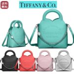 【Tiffany&Co.】◆超人気🔥日本限定 近藤千尋さん使用◆ ハート レザー ショルダーバッグ
