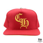 クロムハーツ ベースボールキャップ 5パネル CH レッド