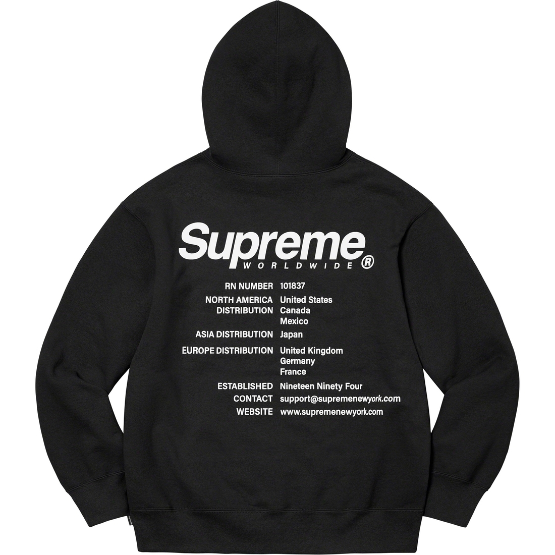 16071752226835999427061820_1 SS23 Supreme Worldwide Hooded Sweatshirt - パーカー フーディ 長袖パーカー - 画像 (1)