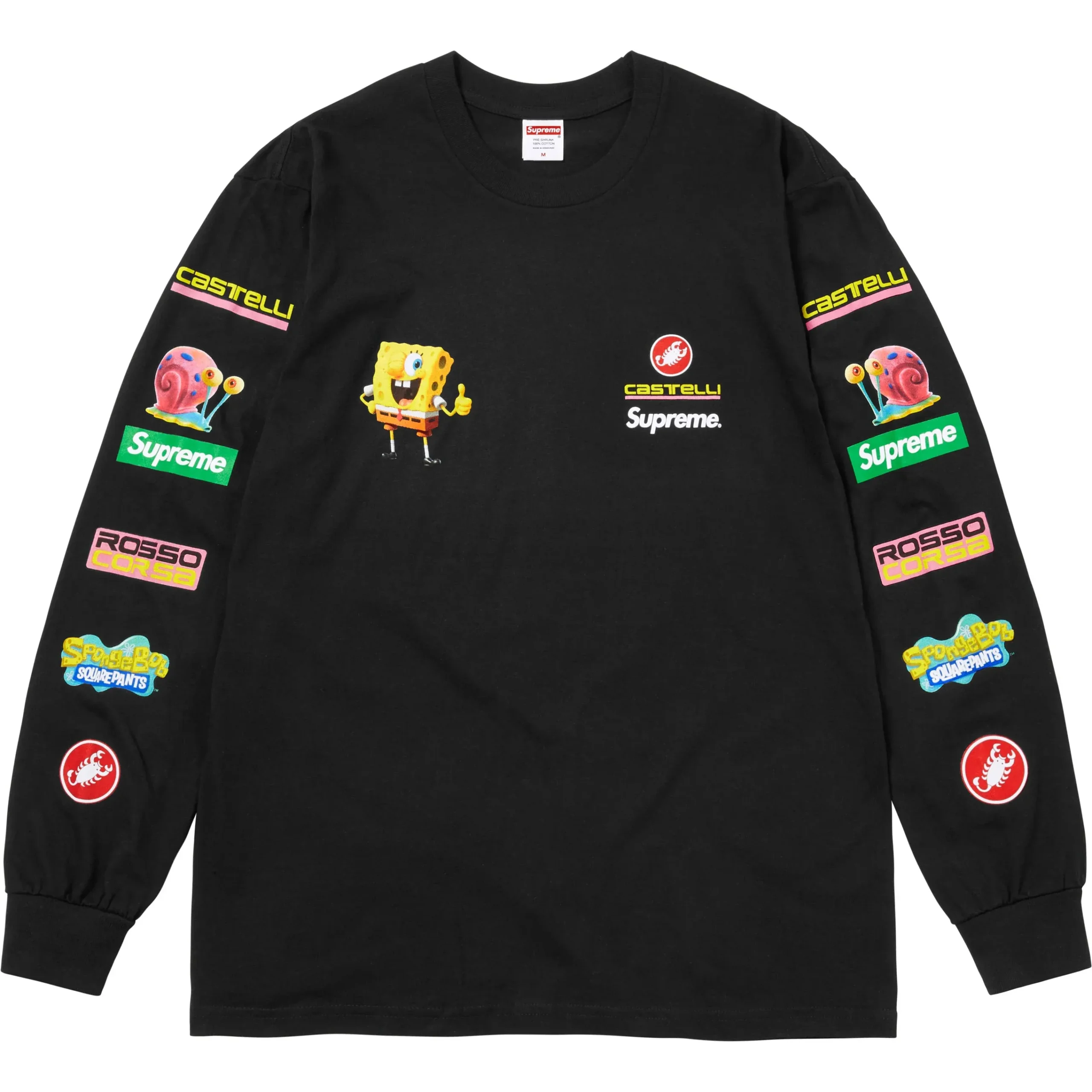 16071763978520664930381820_1 Supreme®/SpongeBob SquarePants/Castelli® Racing L/S Tee 長袖パーカー - 画像 (1)