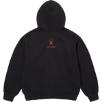 Supreme/スパイダー ジッパー フード スウェットシャツ ‘ブラック’ 長袖パーカー