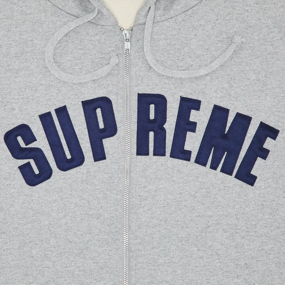16071765823186804863661820_1 Supreme Arc Thermal Zip Up Hooded Sweatshirt 'Heather Grey' 長袖パーカー - 画像 (1)