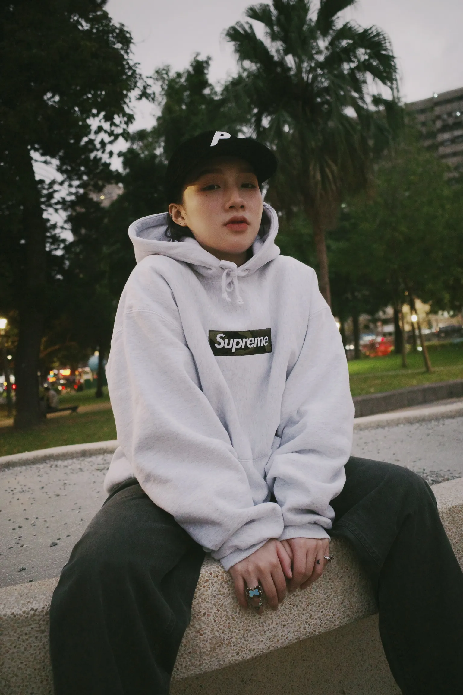16071766100790673876981820_1 Supreme 23FW Box Logo Camouflage Hoodie 長袖パーカー - 画像 (1)