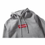 15FW Supreme (シュプリーム) Box Logo Hooded Sweatshirt パーカー グレー 長袖パーカー