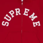 Supreme x Champion Zip Up Hooded Sweatshirt 'Red' 長袖パーカー