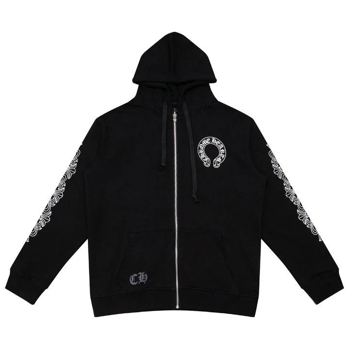 16071844119218726299511820_1 【クロムハーツ】 Chrome Hearts Zip Up Hoodie K5001 Tシャツ 長袖パーカー - 画像 (1)